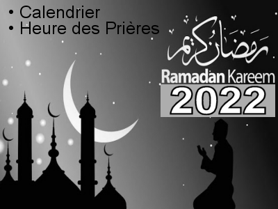 calendrier du ramadan 2022
