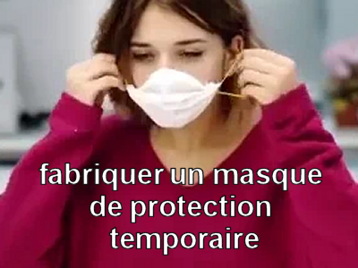 fabriquer un masque de protection