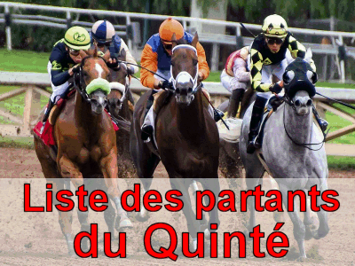 partants du quinte