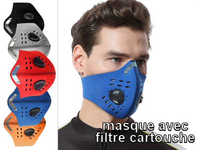 masque filtre cartouche