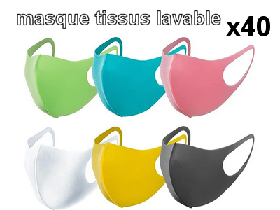 masque tissus lavable