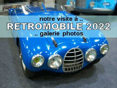 visite du salon Retromobile 2022